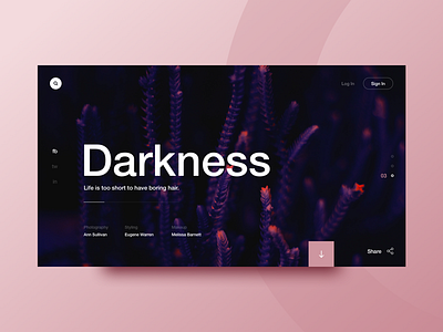 Dark Helvetica clean dark design details font helvetica interface layout ui ux website