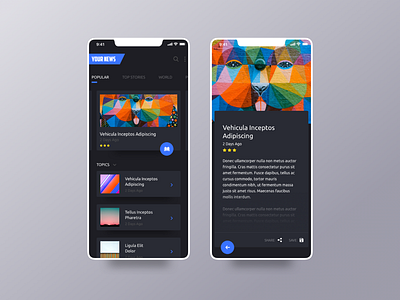 News App Concept