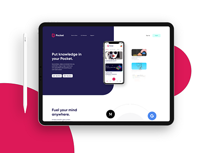 Pocket Brand Redesign app branding colors concept design details interaction interface ios landing layout logo typography ui ux web website