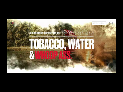 Winston Cigarettes animation cigarettes mobile smoke typography ui ux web website winston
