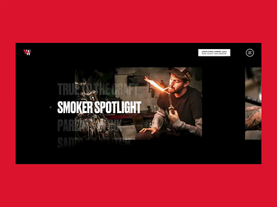 Winston Cigarettes animation branding cigarettes color design mobile smoke typography ui ux web winston churchill