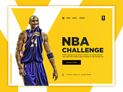 NBA CHALLENGE nba page site ui userexpiriense userinterface ux web webdesign website