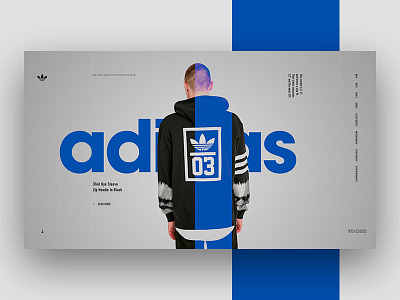 Adidas 3Foil animation design fashion mobile ui ux visual wear web website