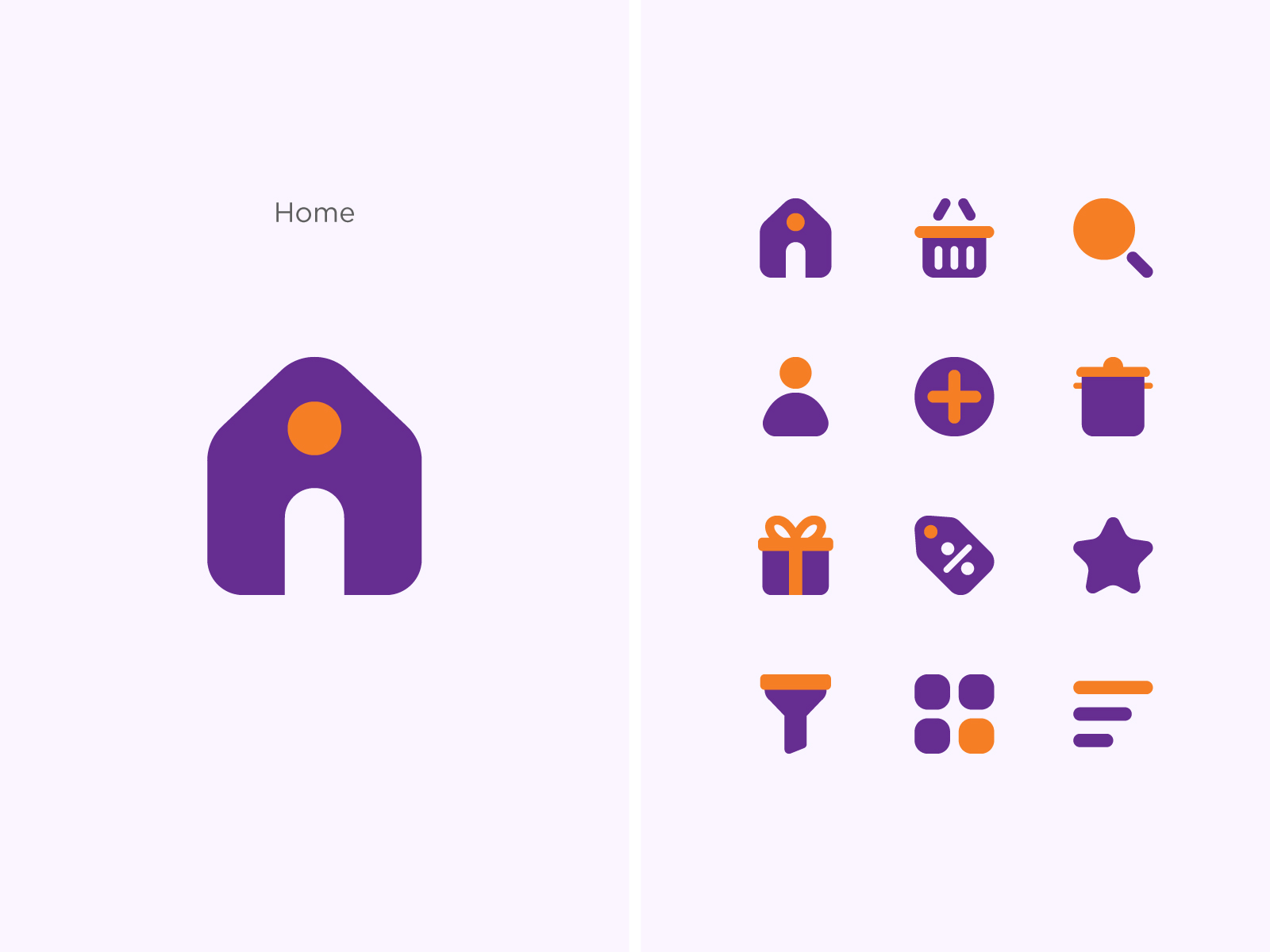 Manaw — Icon Set app branding design drawing home icon icons market set shopping supermarket symbols ui web