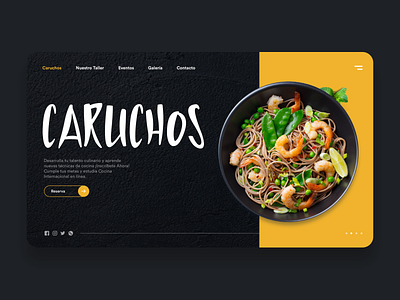 Restaurant Website app concept app design cook cooking design food landing landing page product design recipe ui ui design ui ux ux web design website