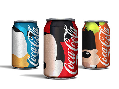 Disney Coke Concept coke design disney illustration package