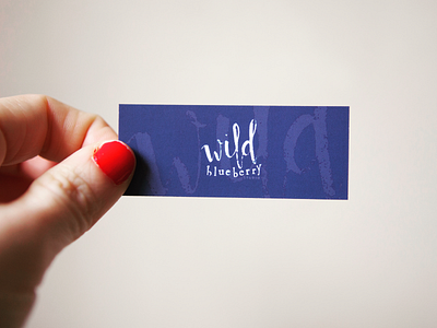 Wild Blueberry Business Cards