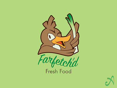 Poké Logos: Farfetch'd Fresh Foods farfetchd graphic design graphics logo poke pokemon