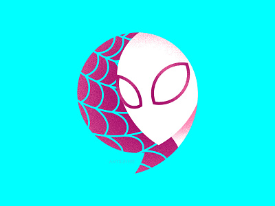 Logo practice - Spider Gwen design logo marvel spider spider gwen spider man spider verse vector
