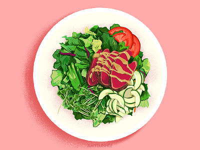 Ahi Tuna salad