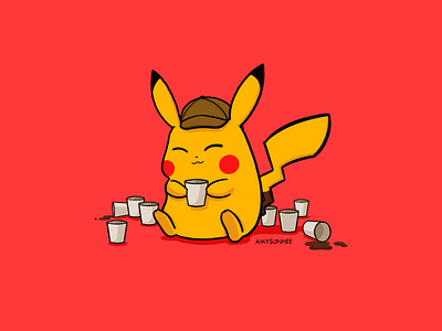 Detective Pikachu by Amy Rexford on Dribbble