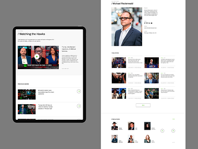 Russia Today website desktop minimalism news tablet ui ux webdesign