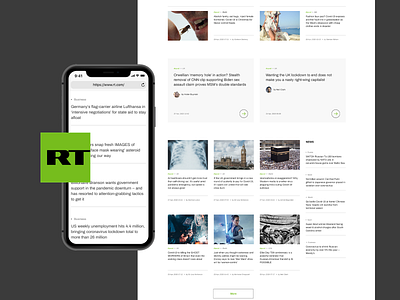 Russia Today redesign concept articles blog minimalism news news site russia today tv channel uidesign uxdesign webdesign