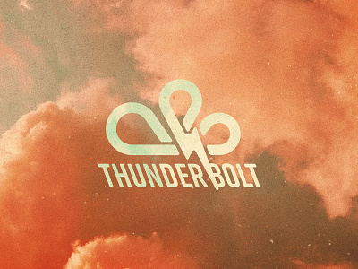 THUNDERBOLT - DLC #14 branding cloud dailylogochallenge design icloud icon illustration lightning logo thunder thunderbolt typography vector