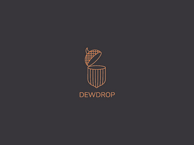 логотип для студии дизайна интерьеров DEWDROP branding design graphic design logo vector