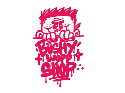 Bushy Wopp Shop african bush bushy bushy wopp cape town character character design design graff graffiti graphic design illustration online shop online store south africa vandal