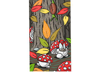 Mushrooms illustration mushrooms picture book