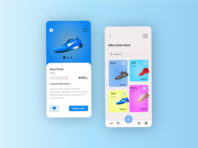 Shoes Store App UI