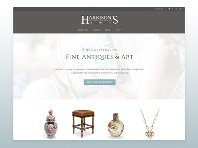 Website: Harrison's Fine Antiques & Art