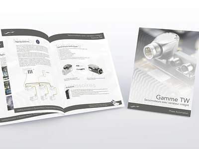 Product brochures graphic design