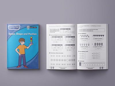 Math Student Workbook Layout Design