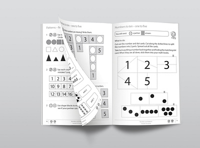 Math Student Workbook Layout Design adobe illustrator adobe indesign booklet branding branding guidelines design graphic design illustration indesign layout design minimal page layout