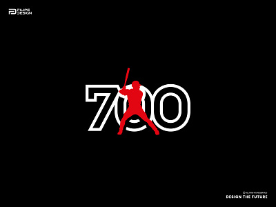 700 Home Runs Albert Pujols | Logo Design design graphic design icon logo sports typography vetor