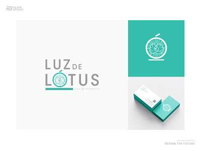 Luz de Lótus | Branding Design branding design graphic design logo logo design typography vetor