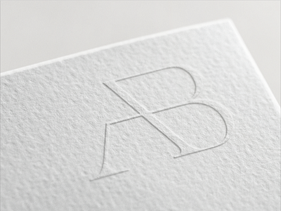 Brand Launch for Ashley Babbitt branding logo monogram serif