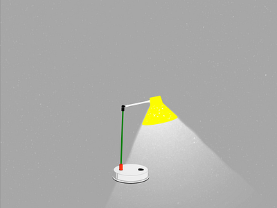 Sleepy Lamp animation bright creativity design gif illustration jump lamp light motion sleep vector