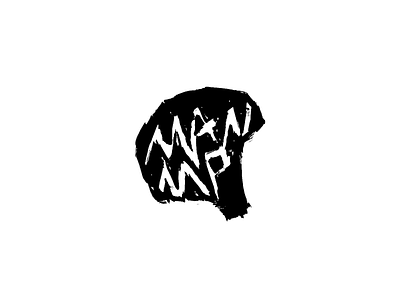 Man Up or Man Down black branding brush brushes campaign copywriting design identity illustration logo negative space paint pen rugby sport typography