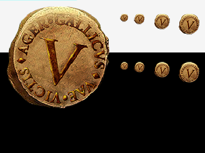 Victis Gold Icon icon money ui ux var victory videogame