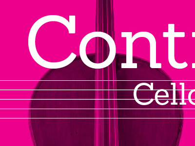Contrarco 01 cello event music poster
