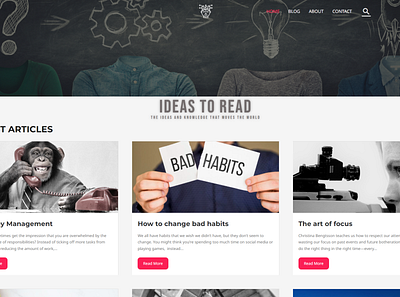 Ideas To Read design ideas to read landing page web wordpress