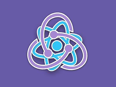 React redux reactjs redux sticker vector