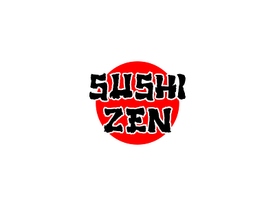 Sushi Zen Logo Design branding design font graphic design illustration logo logocore logotype typography vector