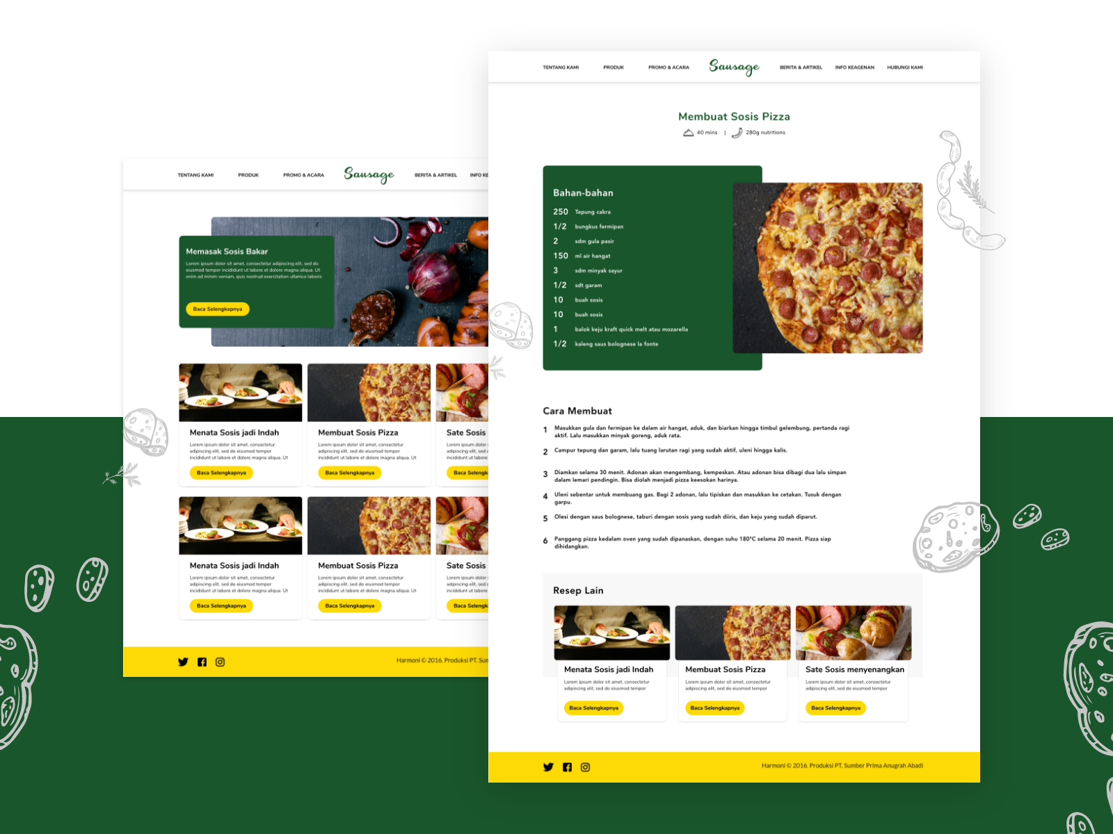 Sausage Menu By Lawrenta Jessieca On Dribbble   E532bbde676a980398e6ce66e8140fdd 