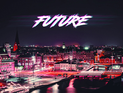 Future AlboumCover cover cyberpunk future