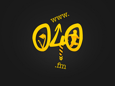 040.fm Logo Design