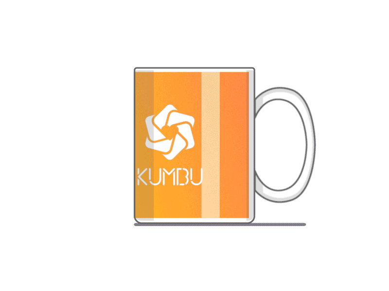 Kumbu mug brand chocolate coffee drink illustration kumbu mug