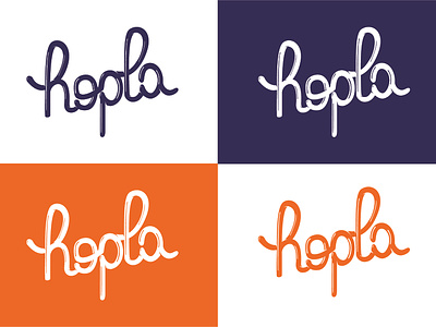 Hopla - identity improvements animation brand branding branding and identity design flat handmade handmade logo handmade type hopla identity illustration line art logo typography vector