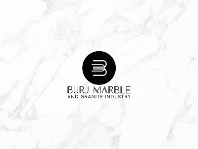 Logo for Burj Marble and Granite Industry burj granite industry logo marble