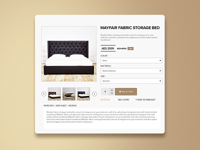 Product Page for an E-Commerce Website e commerce page product website