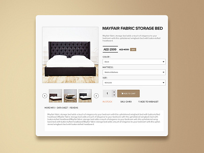 Product Page for an E-Commerce Website