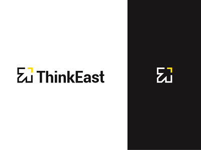 ThinkEast - Brand Identity Design arrow brand branding icon logo logodesign