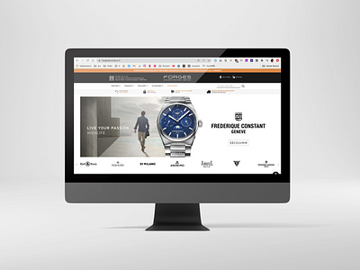 Forges Watches jewellery website