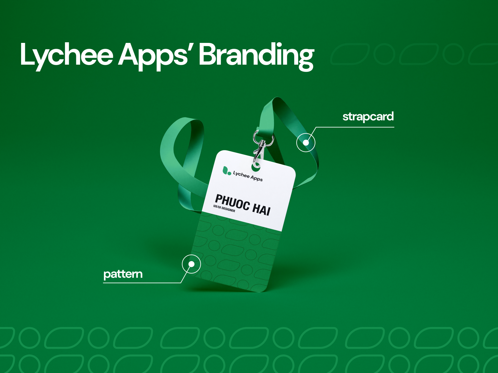 [Branding Package] Lychee Apps Redesign Neckstrap by Nguyen Duy Phuoc