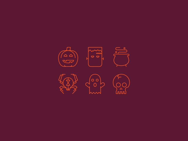 Halloween Icons icons cauldron pumpkin spider ghost frankenstein jack o lantern skull halloween icons halloween free icons freebies