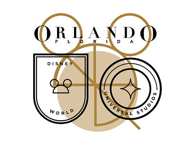 Orlando badge disney florida orlando