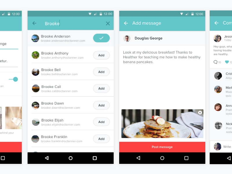 Welbe Android ui ux app design mobile wellness android